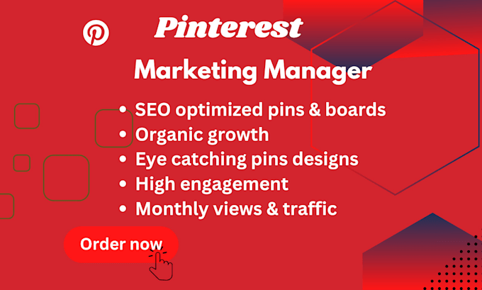 Gig Preview - Optimize SEO pins and boards pinterest marketing manager