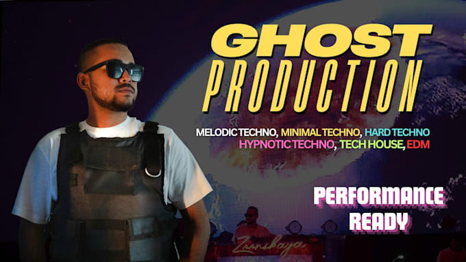 Gig Preview - Ghost produce music hard techno, melodic techno, edm, indie