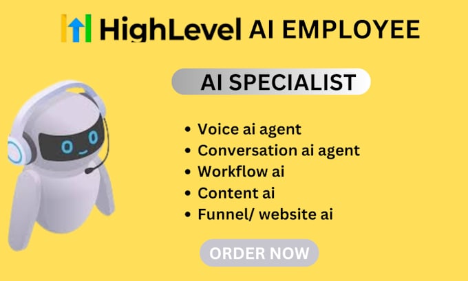 Gig Preview - Gohighlevel ai automation  ai chat and voice agent