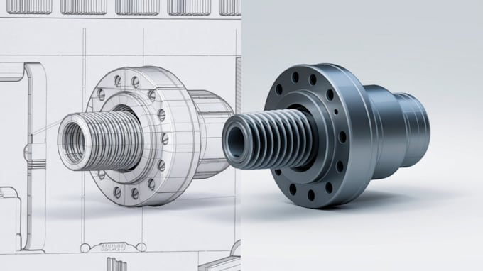 Gig Preview - Draw industrial flat cad drawing, 2d 3d furniture drafting, patent drawing revit