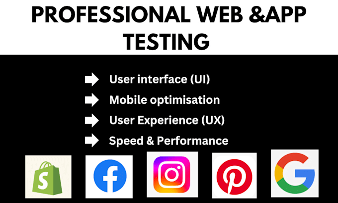 Gig Preview - Do user testing, app review and website testing