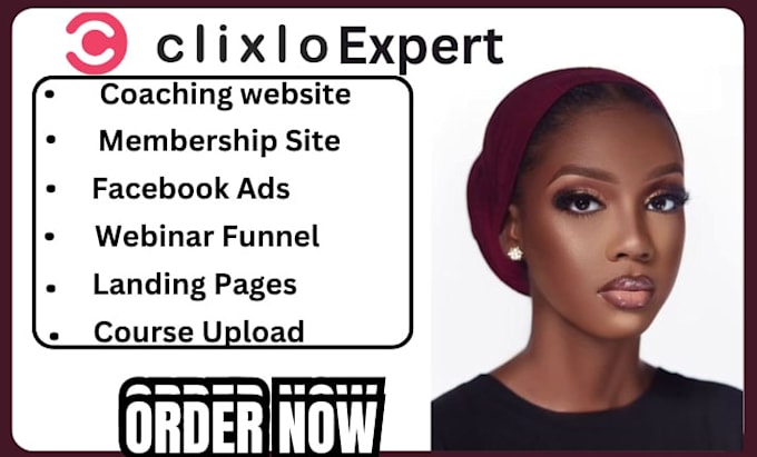 Bestseller - kajabi clixlo course website funnel membership site, VA