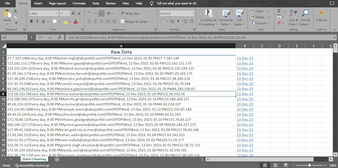 Gig Preview - Format, clean, split, merge excel data