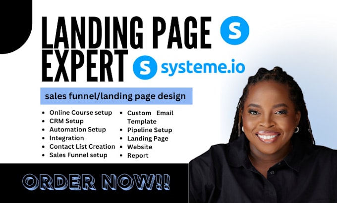 Gig Preview - Be your systeme io sales funnel expert, systeme io automation, workflow expert