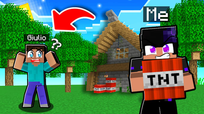 Gig Preview - Do a thumbnail for your minecraft channel