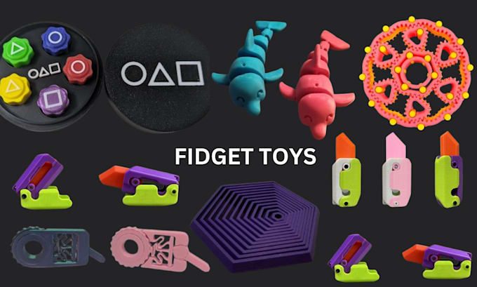 Gig Preview - Sculpt fidget toys 3d articulated model prototype ball flexi model for printing