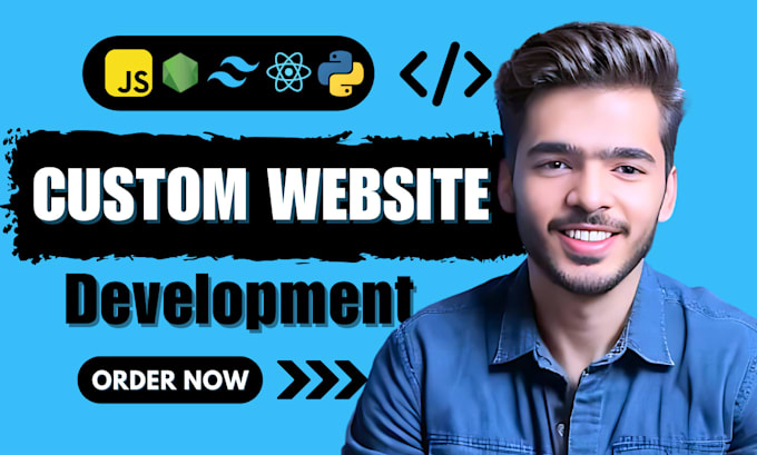 Gig Preview - Build rebuild custom website development full stack front end back end developer