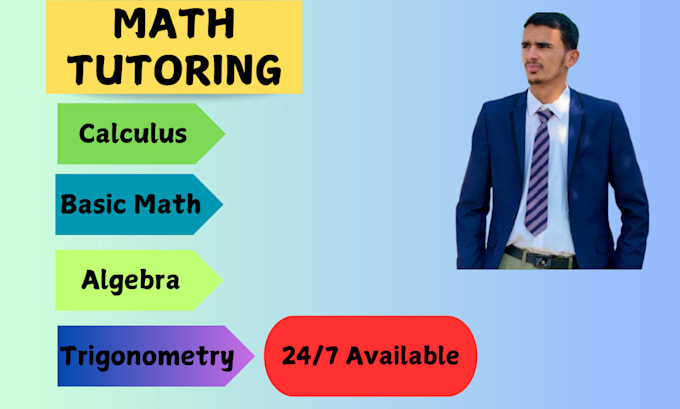 Gig Preview - Be your math tutor with interactive learning methods