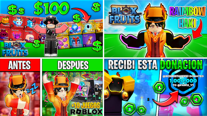 Gig Preview - Do thumbnails for roblox