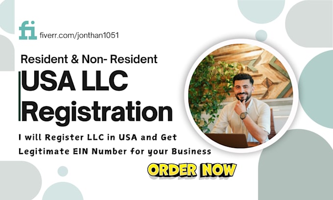 Gig Preview - Do llc registration in the US and obtain an ein