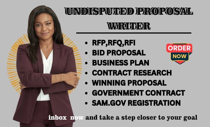 Gig Preview - Do contract research write winning rfp rfq rfi bid proposal and business plan