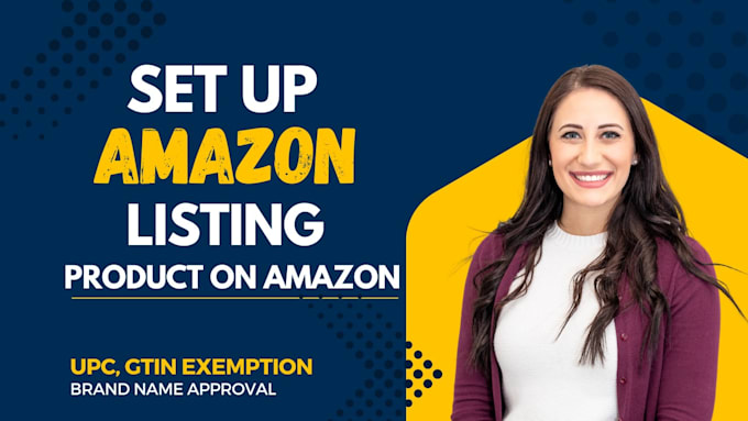 Bestseller - professionally set up amazon seller central account product listing