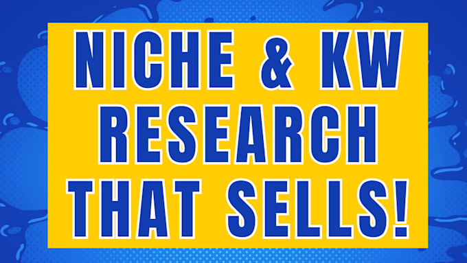 Gig Preview - Find profitable niche for amazon kdp