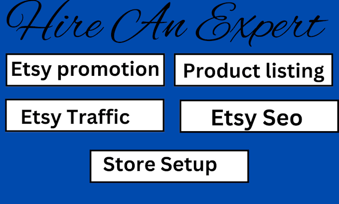 Gig Preview - Do etsy seo etsy traffic etsy promotion product listing store setup