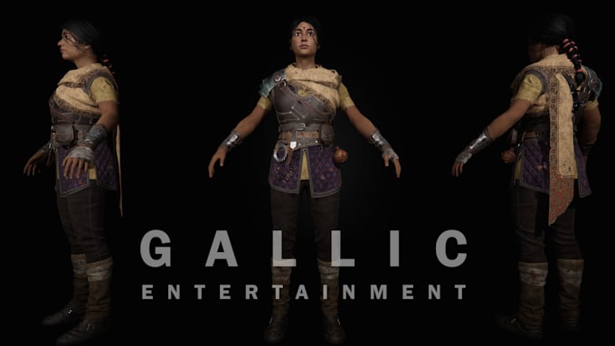 Gig Preview - Create a 3d character model for games or projects