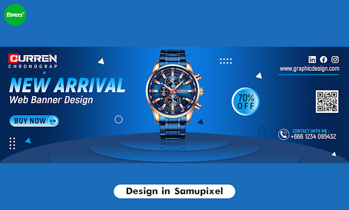 Gig Preview - Create ecommerce product banner design