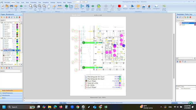 Gig Preview - Do accurate material takeoff and cost estimation