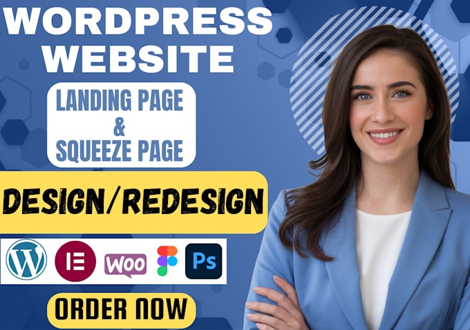 Bestseller - wordpress website redesign elementor landing page design wordpress squeeze page