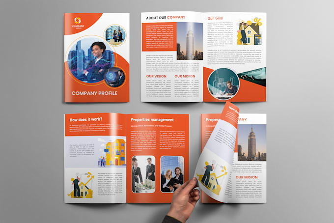 Gig Preview - Design corporate brochure, digital brochure, annual report and company profile