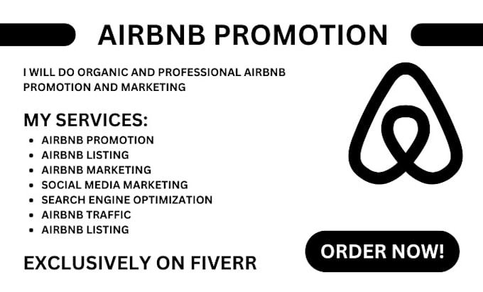 Gig Preview - Do airbnb marketing, airbnb promotion, airbnb listing, vrbo boost airbnb booking