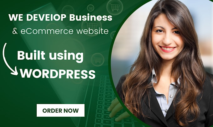 Gig Preview - Build a professional wordpress ecommerce website, online store, or woocommerce