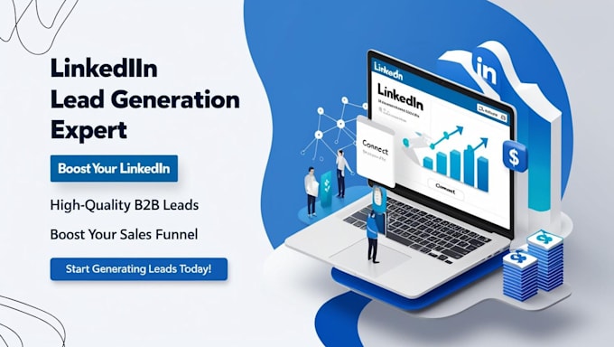 Gig Preview - Generate targeted b2b leads and linkedin leads for your business