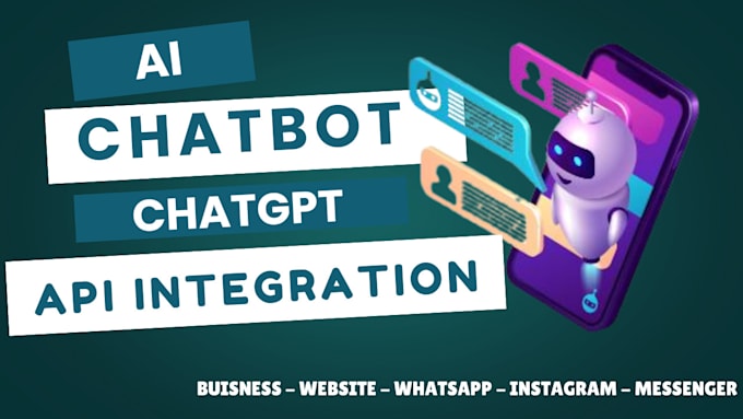 Gig Preview - Create chatgpt chatbot, ai chatbot, chatgpt api integration