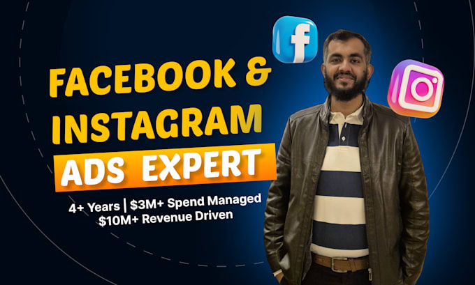 Gig Preview - Manage instagram ads and facebook ads using meta ads manager