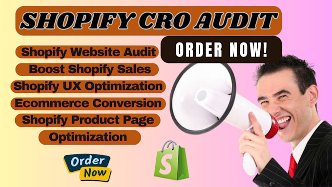 Gig Preview - Improve your shopify store conversion rate with a cro audit