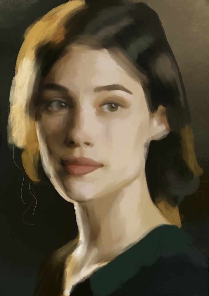 Gig Preview - Do a realistic digital art potrait