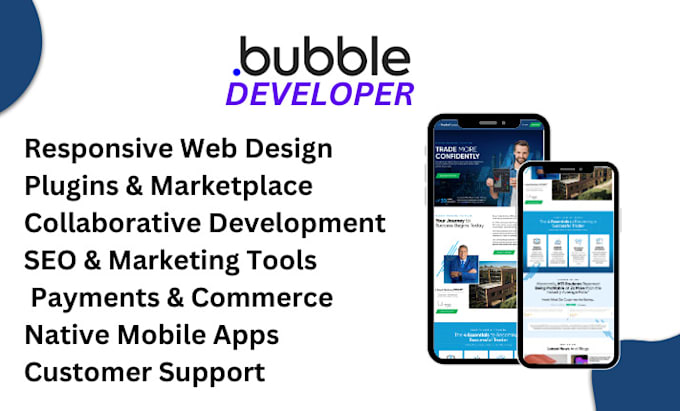 Gig Preview - Do bubble io developer bubble website bubble app bubble bug fix