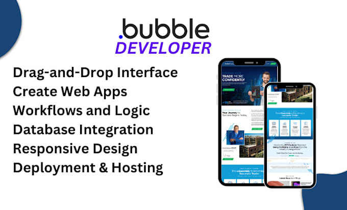 Gig Preview - Bubble app develop bubble io expert bubble integration bubble website