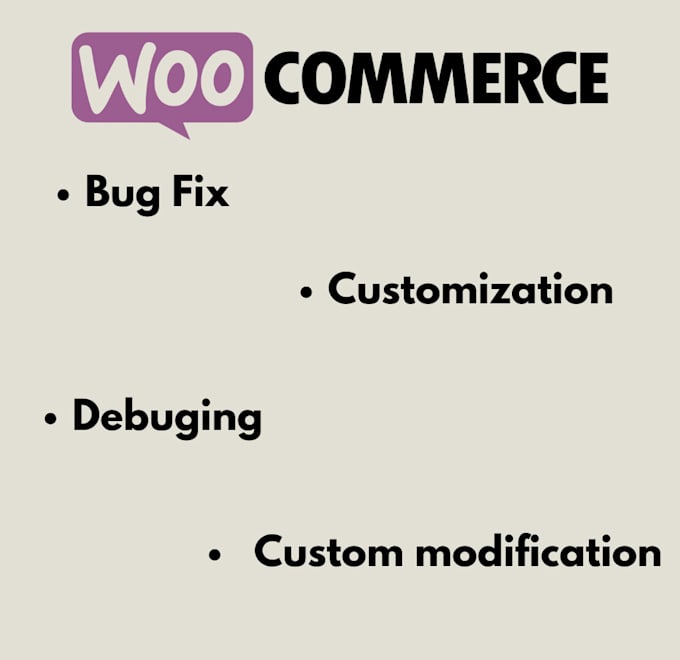 Gig Preview - Do woocommerce store customization woocommerce bugs woocommerce expert