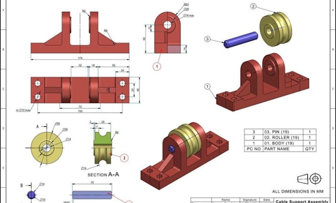 Gig Preview - Do product design product rendering autocad product design for manufacture