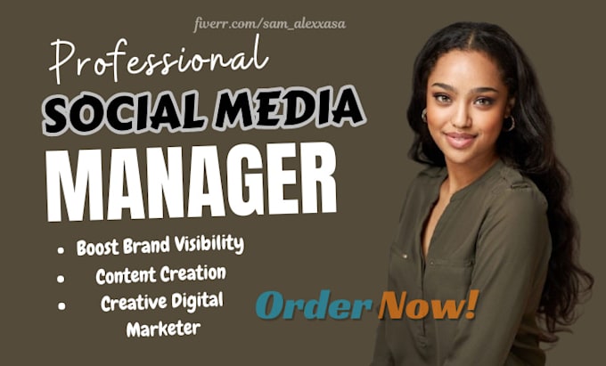 Bestseller - be your professional social media marketing manager and content creator