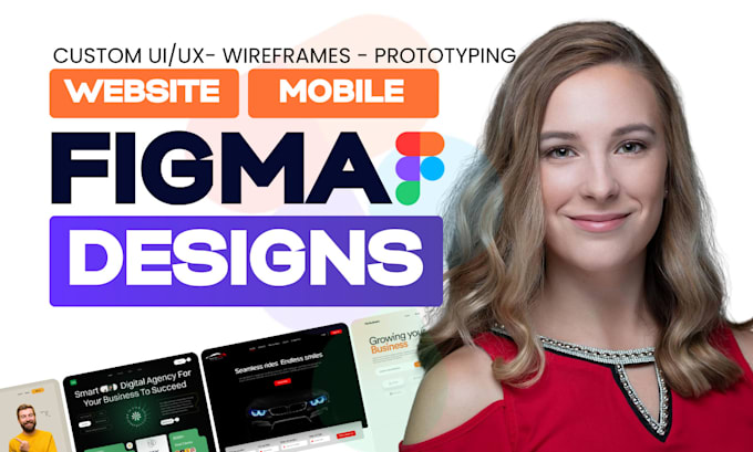 Gig Preview - Figma website design, custom figma ui design, figma landing page, figma app ui