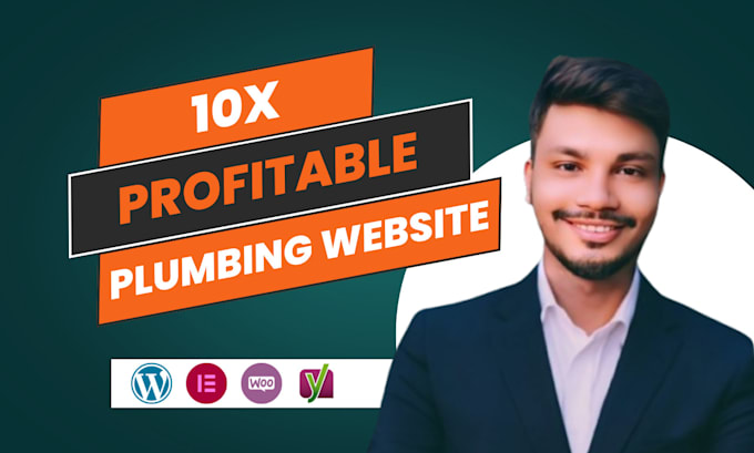 Gig Preview - Design profitable plumbing website, construction or plumber website