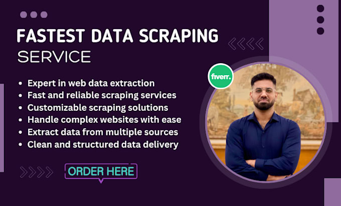 Gig Preview - Do web scraping, data mining, extraction and data collection service