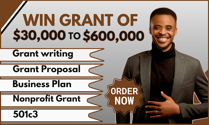 Gig Preview - Do grant writing proposal  grant application business plan