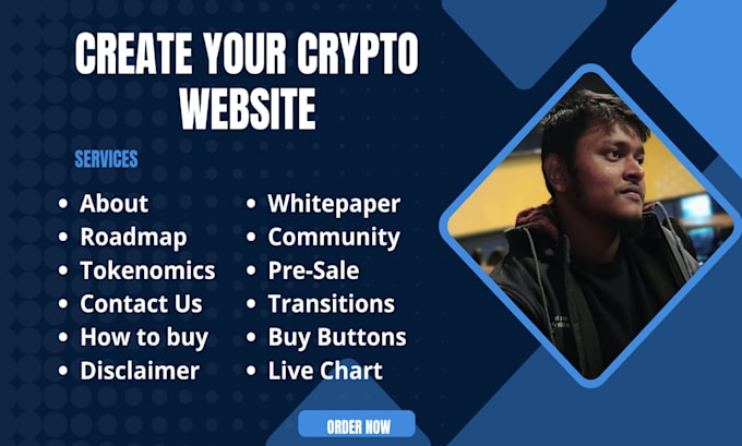 Bestseller - create crypto token website, memecoin website