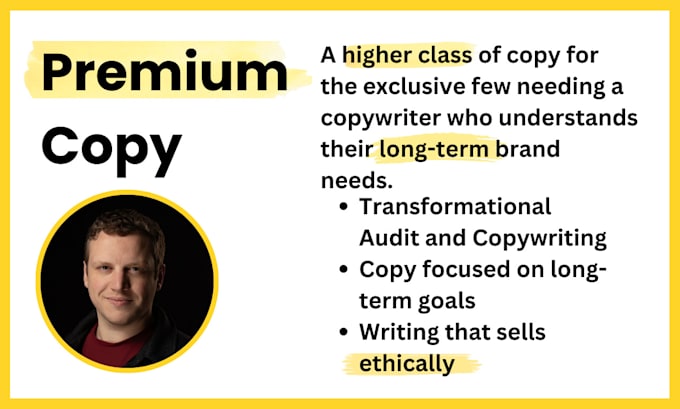 Gig Preview - Be your premium copywriter by employing strategic copywriting and marketing