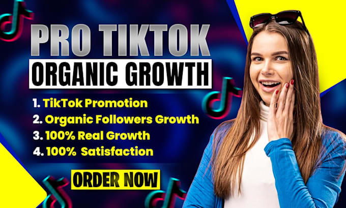 Gig Preview - Organically grow and promote your USA and UK tiktok account