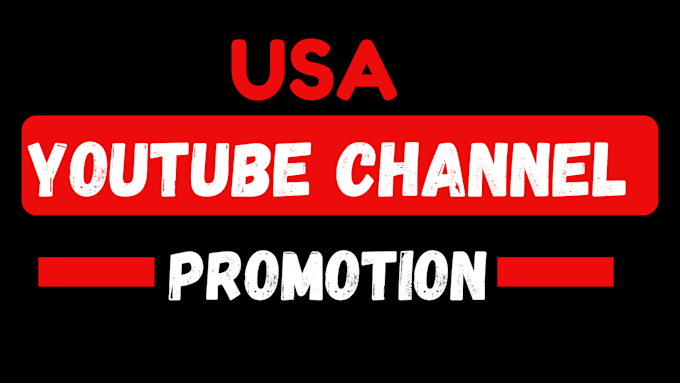 Gig Preview - Usa youtube channel promotion and marketing to get real audience