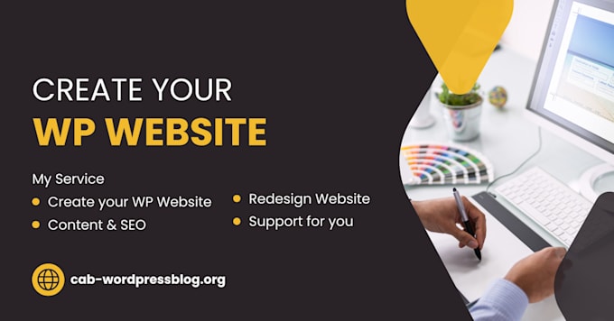 Gig Preview - Redesign your website on wordpress for a modern look