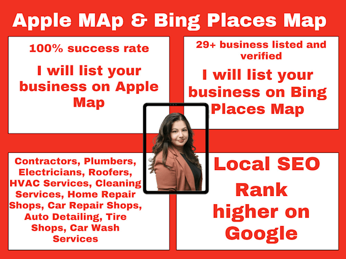 Bestseller - do apple maps listing and bing maps places for your business to rank on google