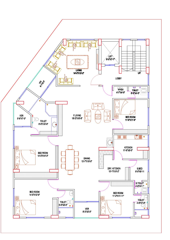 Gig Preview - Redraw floor plan for real estate agent