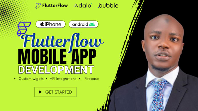 Gig Preview - Create ios or android mobile app as flutter developer, flutterflow and firebase