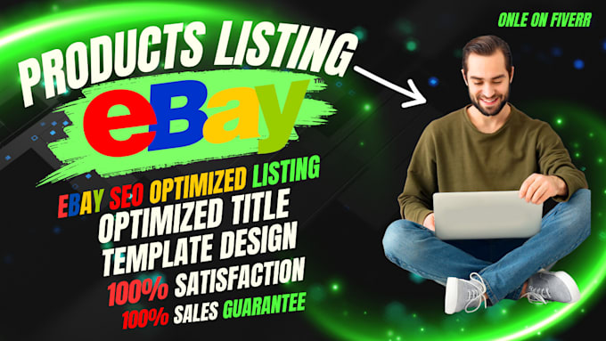 Gig Preview - Do amazon to ebay dropshipping top product listings, lister