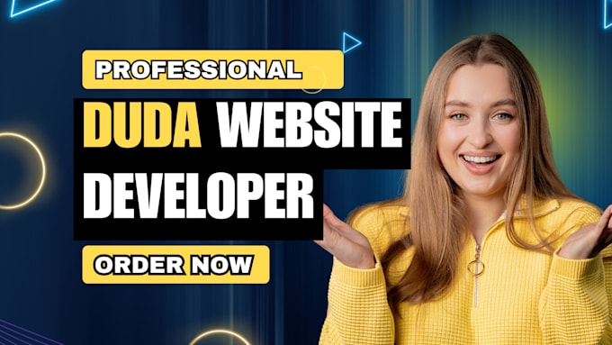 Gig Preview - Design a website using the duda website builder