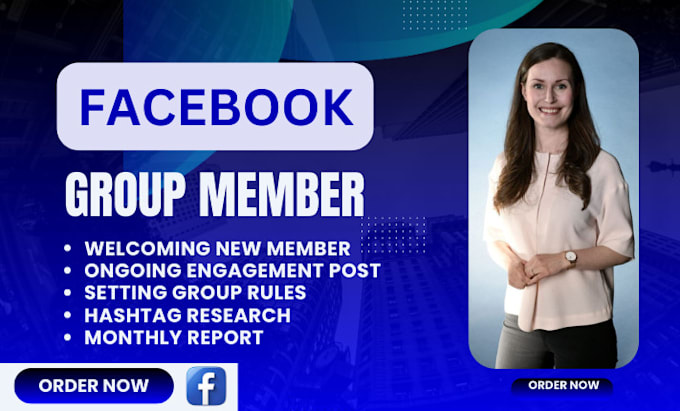 Gig Preview - Grow your facebook group with targeted members and attract new members